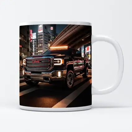 GMC Sierra Truck Tokyo City Night