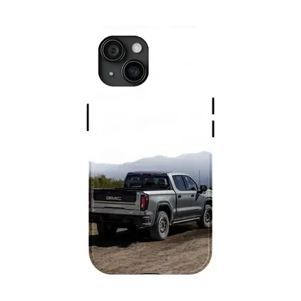 GMC Sierra Truck Dusty Dirt Road Mountains
