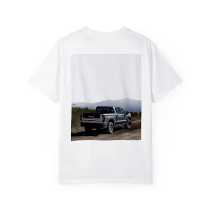 GMC Sierra Truck Dusty Dirt Road Mountains
