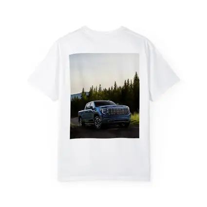 GMC Sierra Truck Forest Dirt Road