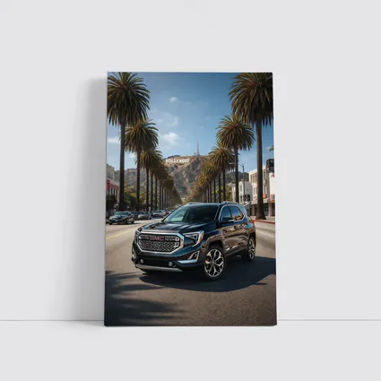 GMC Terrain Cruising Hollywood Boulevard Los Angeles