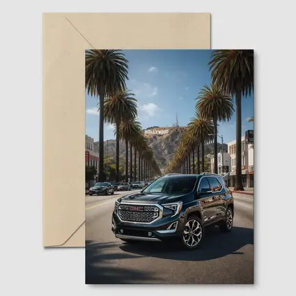 GMC Terrain Cruising Hollywood Boulevard Los Angeles