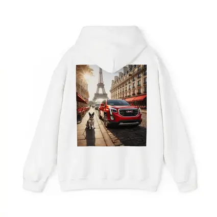 GMC Terrain Red SUV Paris Eiffel Tower