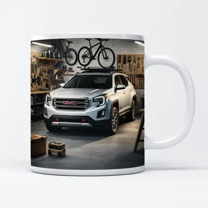 GMC Terrain SUV Parked Inside Workshop Garage