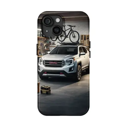 GMC Terrain SUV Parked Inside Workshop Garage