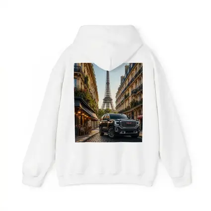 GMC Yukon SUV Paris Eiffel Tower Street
