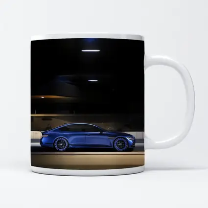 Genesis G80 Blue Sedan Night Street
