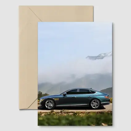 Genesis G80 Luxury Sedan Misty Mountain Road