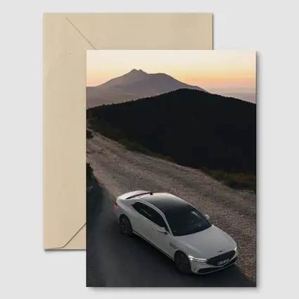 Genesis G90 Mountain Road Sunset Drive