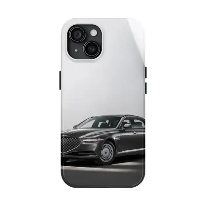 Genesis G90 Luxury Sedan Gray Studio