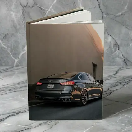 Genesis G90 Sedan Urban Street Sunset