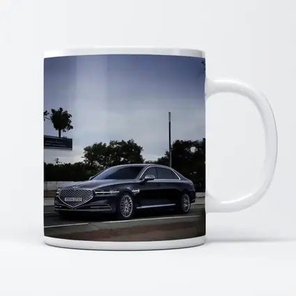 Genesis G90 Luxury Sedan on City Street