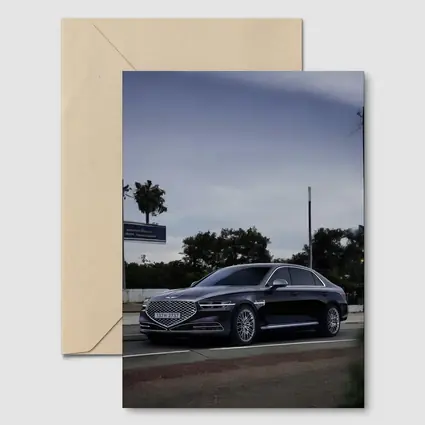 Genesis G90 Luxury Sedan on City Street