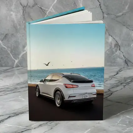 Genesis GV60 White SUV Coastal Ocean View