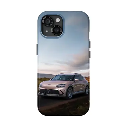 Genesis GV60 SUV on Scenic Highland Road