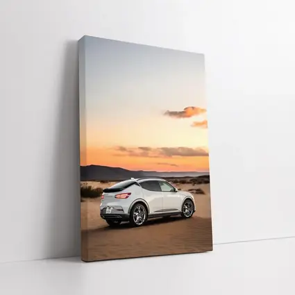 Genesis GV60 Silver Desert Sunset Dunes