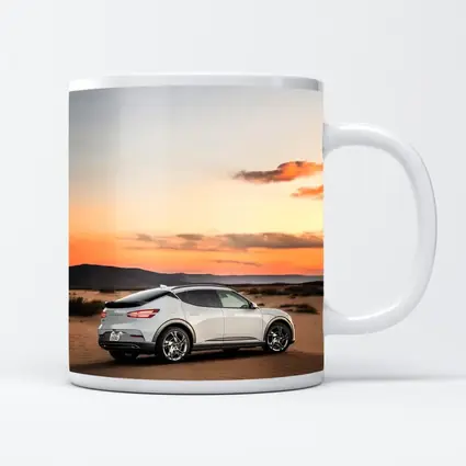 Genesis GV60 Silver Desert Sunset Dunes