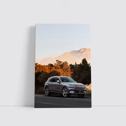 Genesis GV70 SUV Mountain Autumn Road
