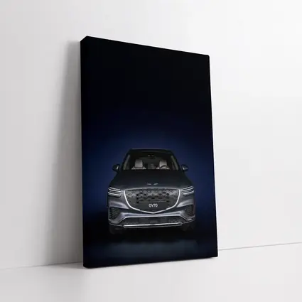 Genesis GV70 SUV Dark Blue Studio