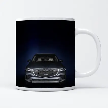 Genesis GV70 SUV Dark Blue Studio