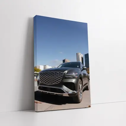 Genesis GV80 SUV Urban City Background