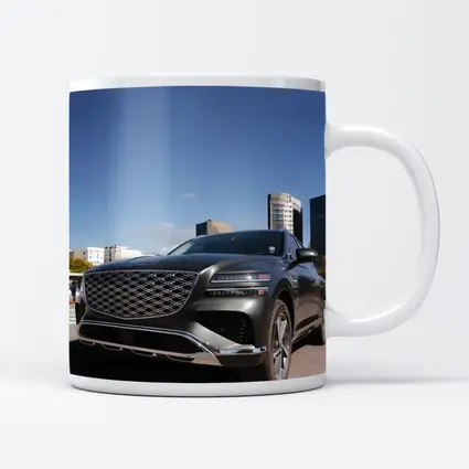 Genesis GV80 SUV Urban City Background