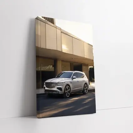 Genesis GV80 SUV Parked Near Building