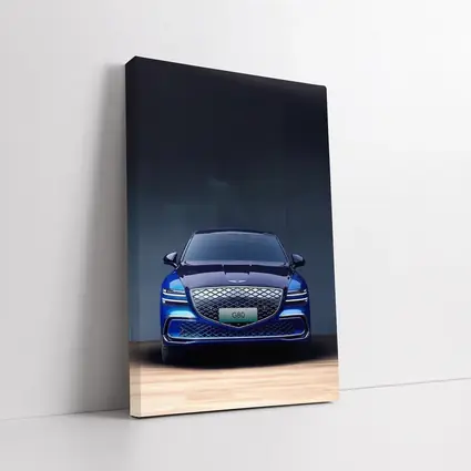 Genesis G80 Electric Blue Front View