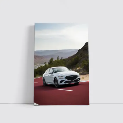 Genesis G70 Sport Sedan on Red Track