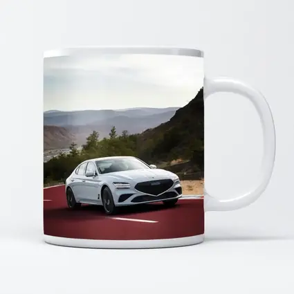 Genesis G70 Sport Sedan on Red Track