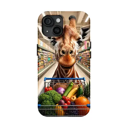 Giraffe Shopping Cart Supermarket Grocery Store