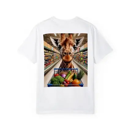 Giraffe Shopping Cart Supermarket Grocery Store