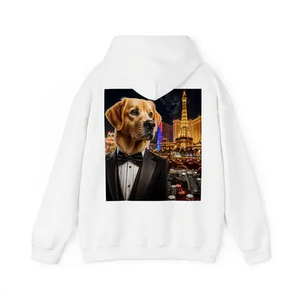 Golden Retriever Tuxedo Las Vegas Night