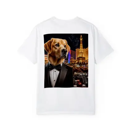 Golden Retriever Tuxedo Las Vegas Night
