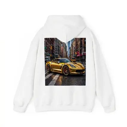 Gold Chevrolet Corvette New York City Street