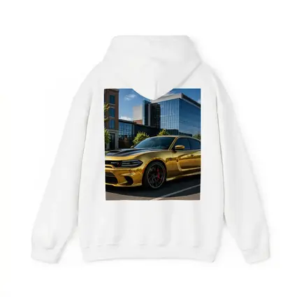 Gold Dodge Charger SRT Hellcat Urban Parking