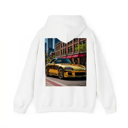 Gold Honda S2000 Downtown City Street