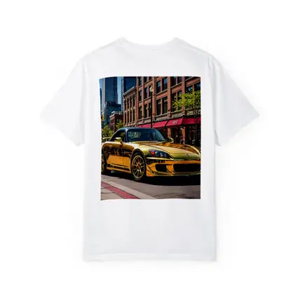 Gold Honda S2000 Downtown City Street