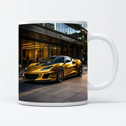 Lotus Evora Gold Chrome City Hotel Setting