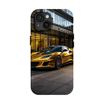 Lotus Evora Gold Chrome City Hotel Setting