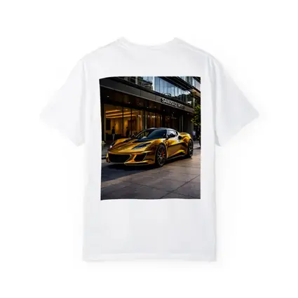 Lotus Evora Gold Chrome City Hotel Setting