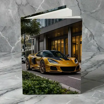 Lotus Emira Gold Supercar City Street