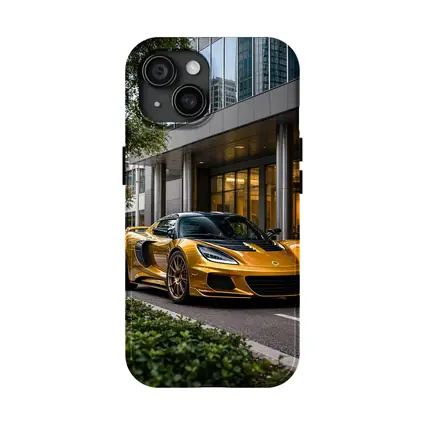 Lotus Emira Gold Supercar City Street