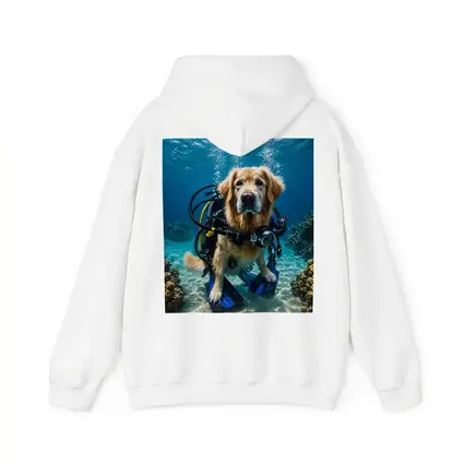 Golden Retriever Scuba Diver Underwater Ocean