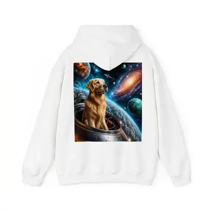Golden Retriever Space Explorer Galaxy Adventure