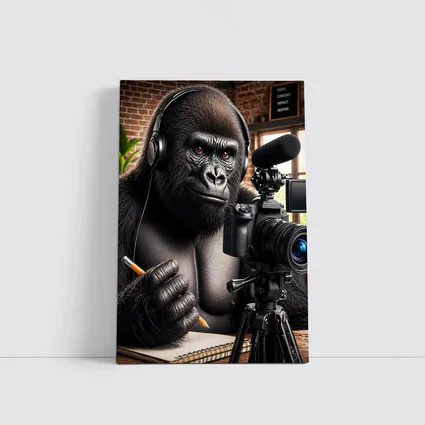 Gorilla Content Creator Studio Desk Setup