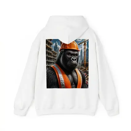 Gorilla Construction Worker City Building Site