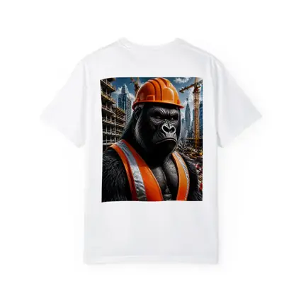 Gorilla Construction Worker City Building Site