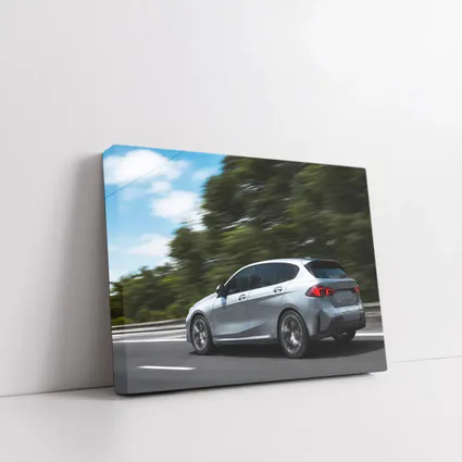 BMW 1 Series Hatchback Speeding On Road