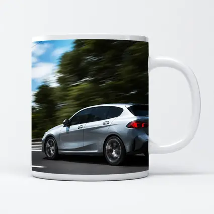 BMW 1 Series Hatchback Speeding On Road